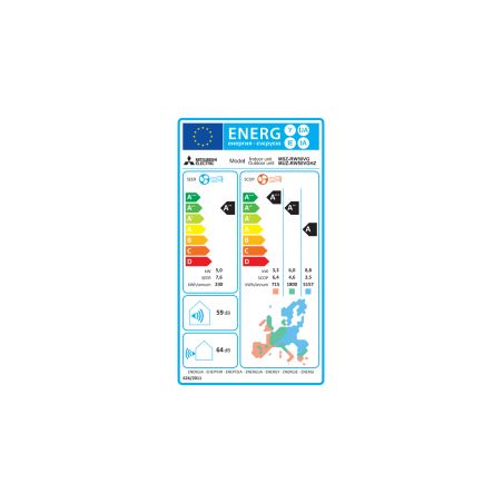 Climatisation Mono Split MSZ-RW50VG / MUZ-RW50VGHZ MITSUBISHI ELECTRIC