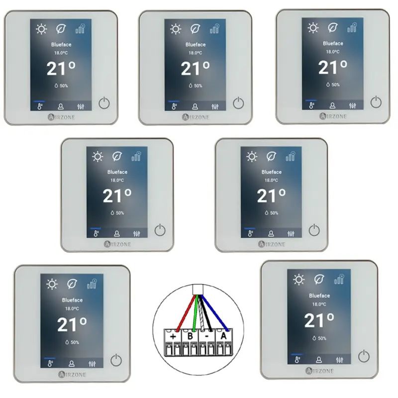 Pack de Zone EasyZone Airzone Filaire Taille L - Clim Gainable