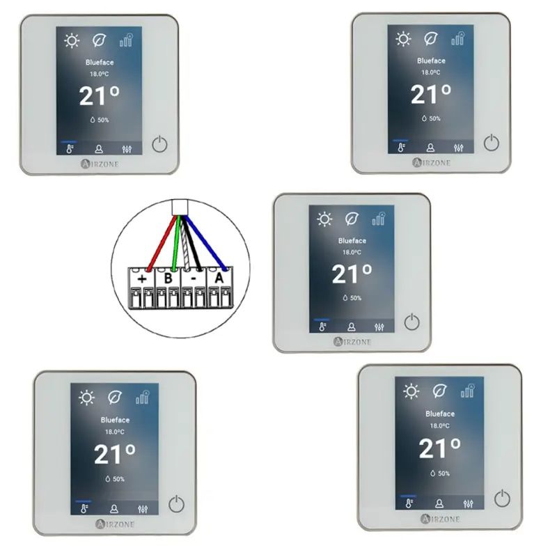 Pack de Zone EasyZone Airzone Filaire Taille L - Clim Gainable