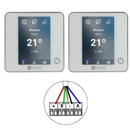 Pack de Zone EasyZone Airzone Filaire Taille L - Clim Gainable