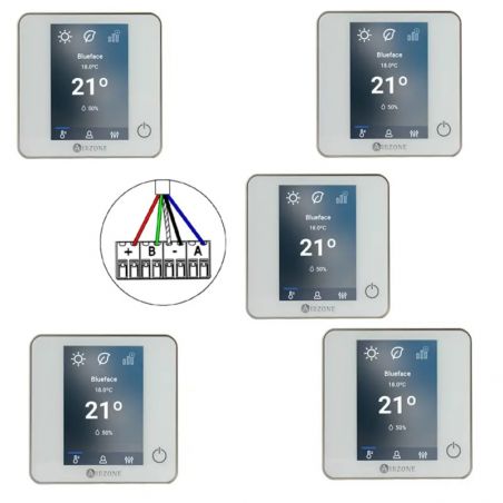 Pack de Zone EasyZone Airzone Filaire Taille M - Clim Gainable