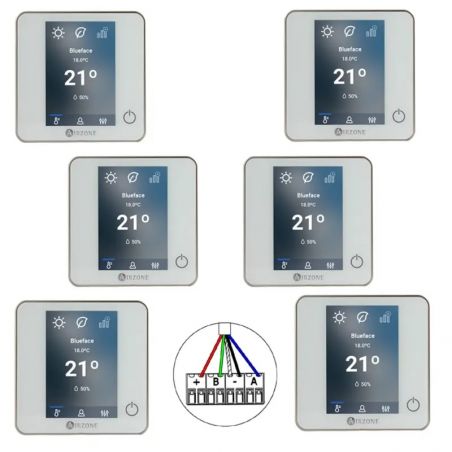 Pack de Zone EasyZone Airzone Filaire Taille M - Clim Gainable