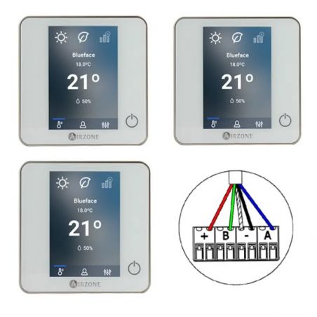 Pack de Zone EasyZone Airzone Filaire Taille M - Clim Gainable