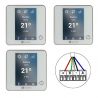 3 Zones Blanc Filaire 3 Zones Blanc Filaire
