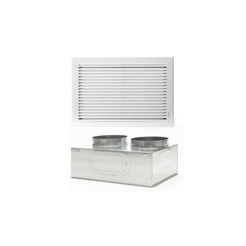 Grille+Plenum Reprise 600x600 - Accessoire Climatisation Gainable