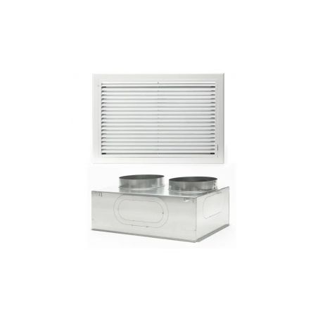 Grille+Plenum Reprise 600x600 - Accessoire Climatisation Gainable