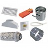 Kit Soufflage Aéraulique Arrière Thermostaté 300x100mm DD (160mm Ouate) - Accessoire Clim Gainable